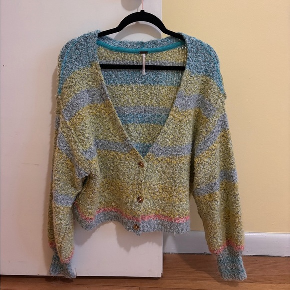 Free People Sweaters - Free People Striped Cardigan
